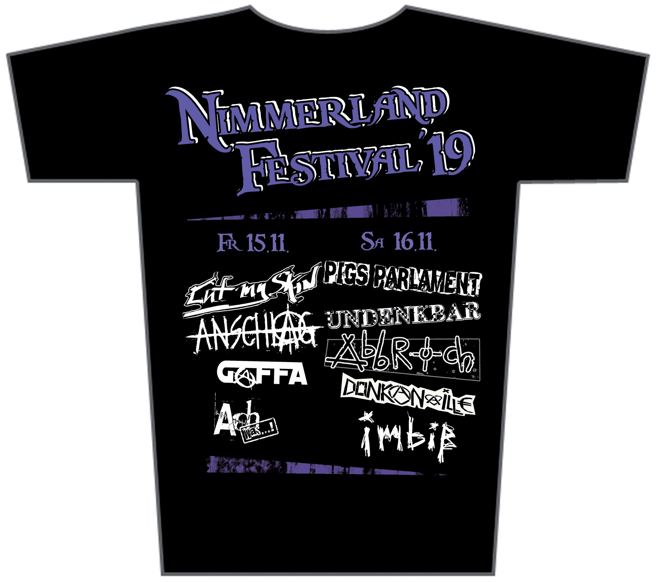 Nimmerland T-shirt 2019