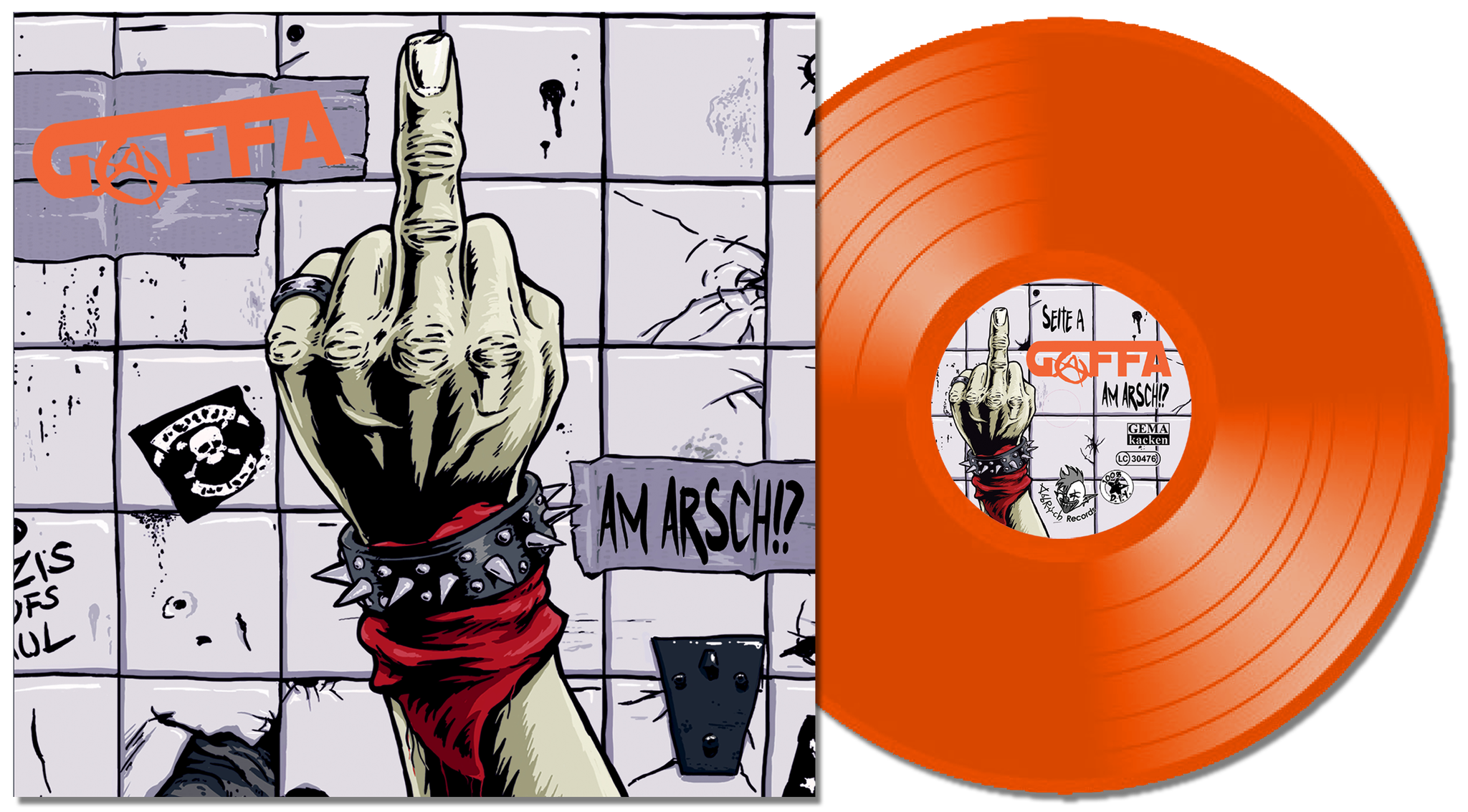 limitiertes orangefarbenes Vinyl