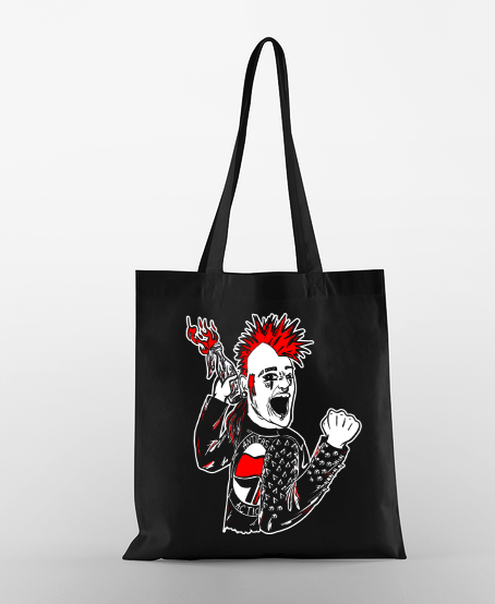 Tote bag Rebel (organic cotton canvas)