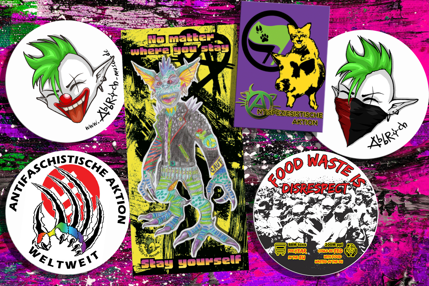 Sticker set "Street fighter"