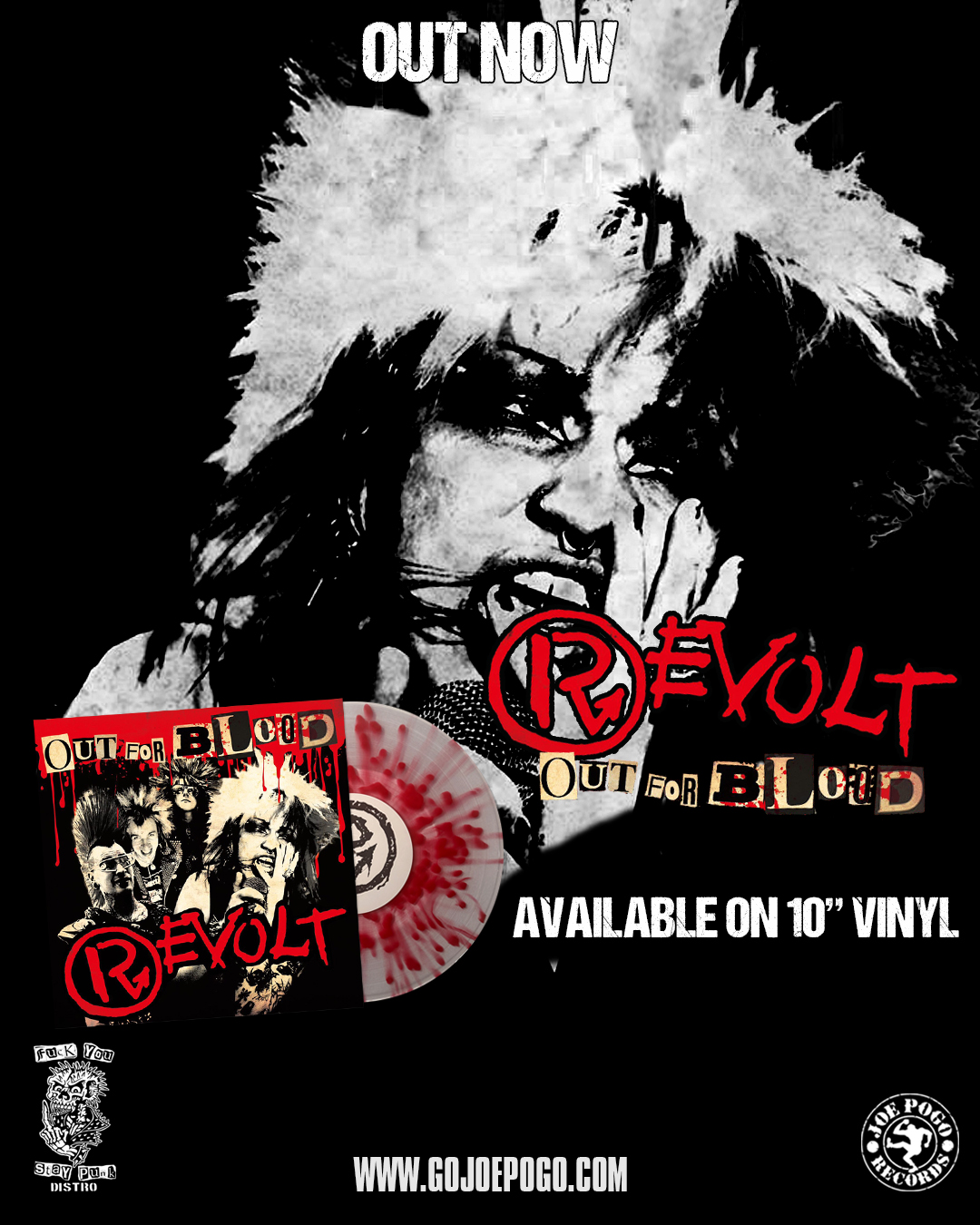 Revolt - Out for Blood 10" (2025)