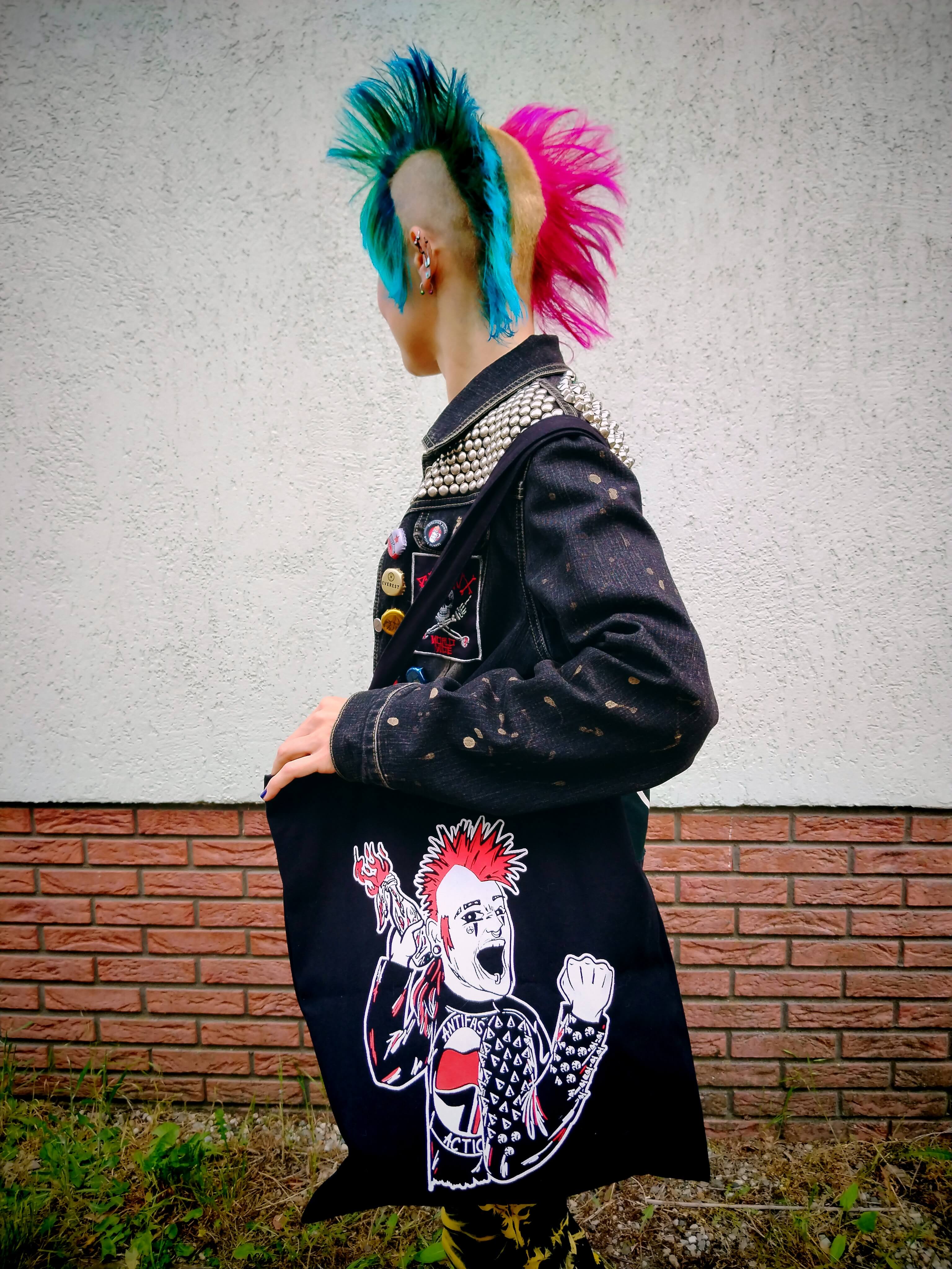 Tote bag Rebel (organic cotton canvas)