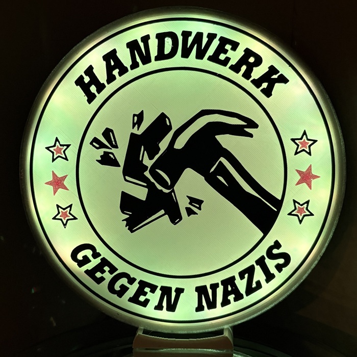 DIY-LED-Lampe • Hardwerk gegen nazis